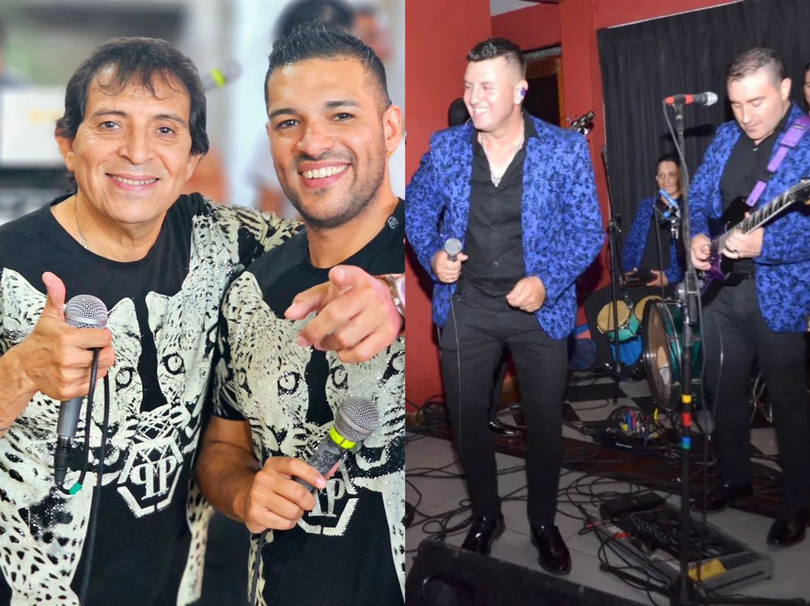 Los Agüero junto a Los Charros en Mar del Plata