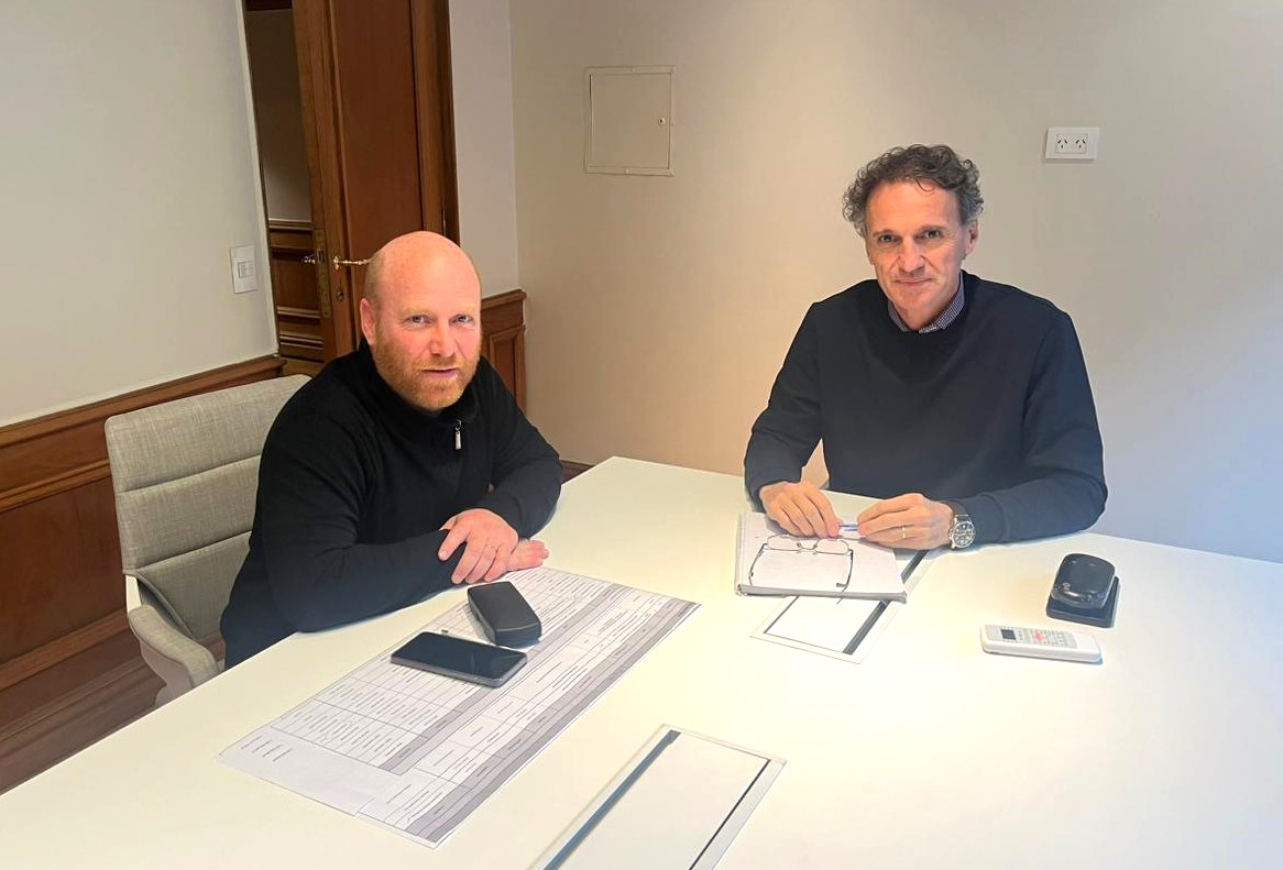 Walter Wischnivetzky se reunió con el ministro Gabriel Katopodis