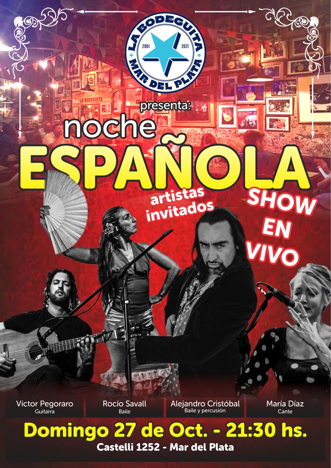 Noche de cante y baile español fusionado con música electrónica