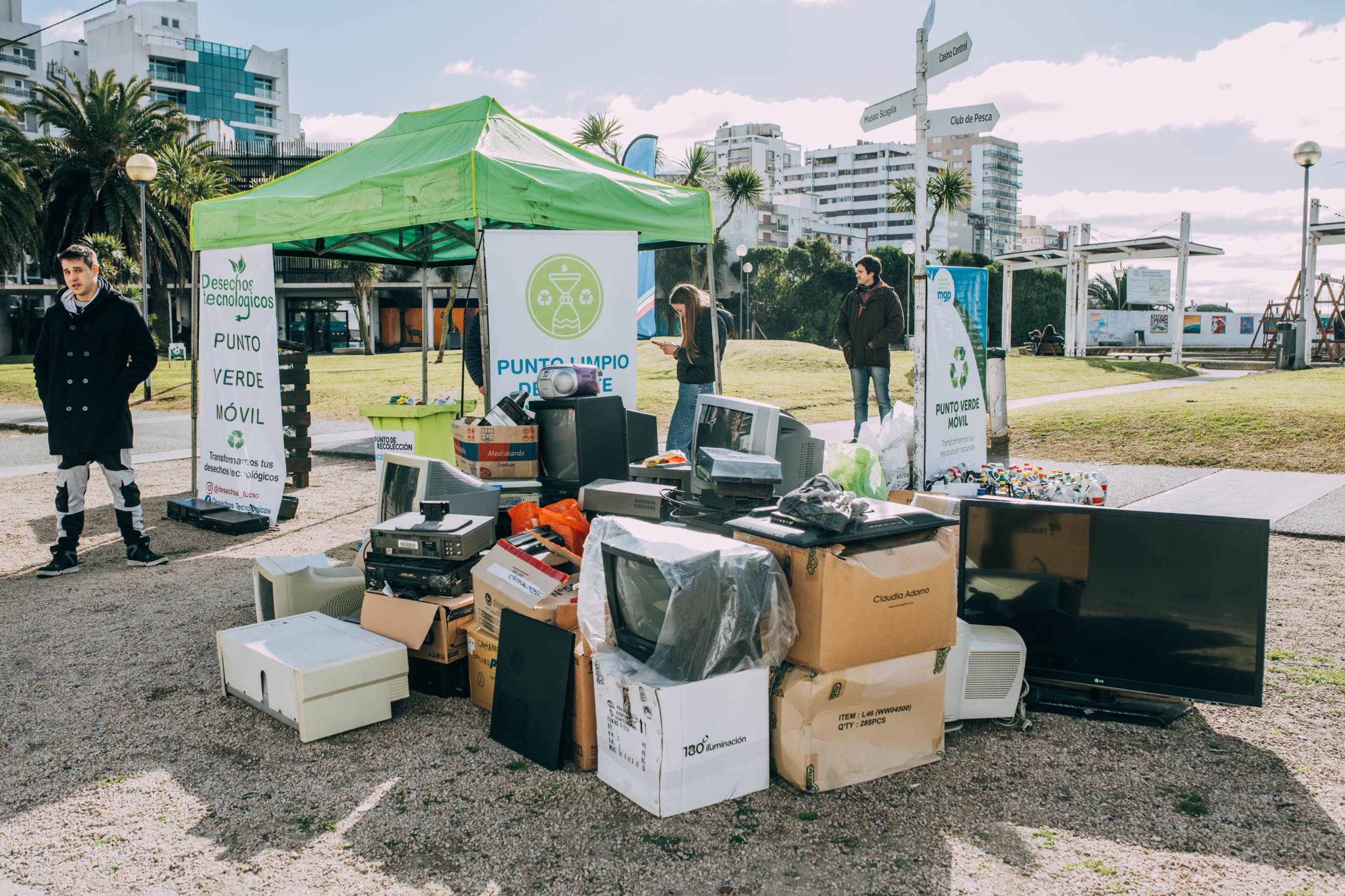 La Plaza José Hernández será el próximo escenario del dispositivo Punto Verde